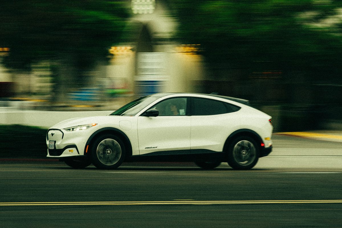 Car on a road, battery and break-even analysis